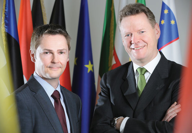 (l-r) Ralf Jansen, David Eatough