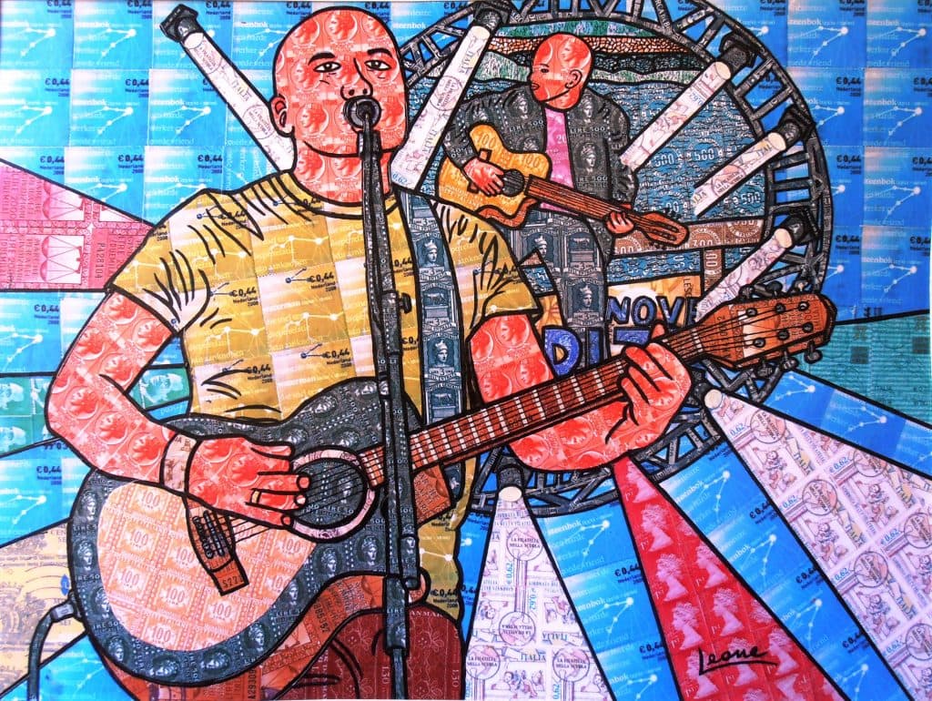 Creare arte con i francobolli 8 2017 NOVE CONCERT