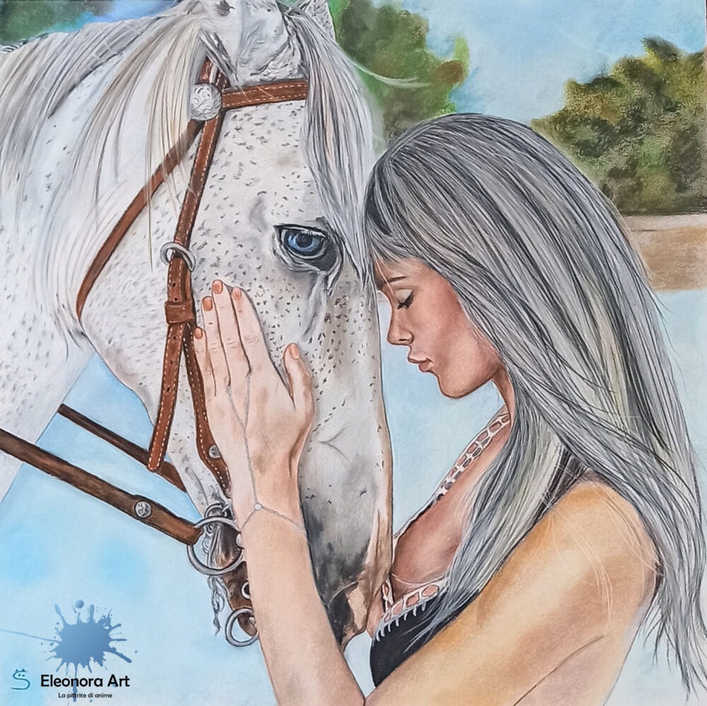 Marzo 2025 | Eleonora Sgura 2 289 INTESA pastello secco su cartone 50x50 cm anno 2023