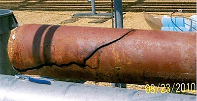 Ruptured-pipe