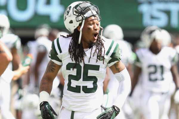 (09-07-14) Calvin Pryor during the New York Jets and Oakland Raiders game. Photo by Joseph E. Amaturo