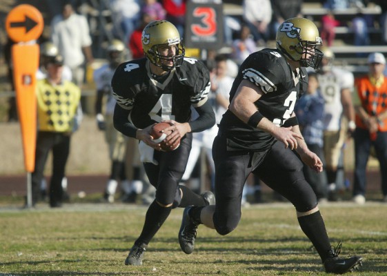 Caption: California quarterback Aaron Rodgers throws a pass to former Butte College teammate Garth Archibald on Friday, July 4, 2003 at Oak Way Park in Chico. Mandatory credit Glenn Fuentes/Chico Enterprise-Record Album ID: 1161195 Photo ID: 33864914