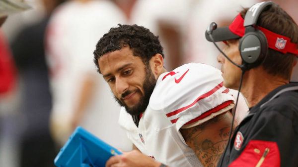 Colin Kaepernick at 49ers. Photo: Getty Images