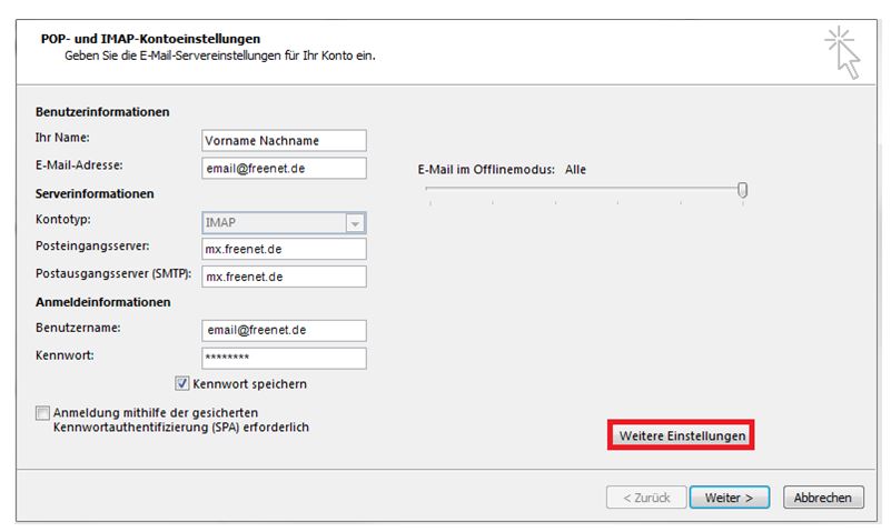 Einrichtungshilfe Outlook 2013-4