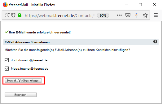 Schritt 6 Kontakte Verteiler