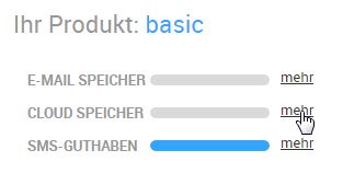 freenetmail Basic_Speicherugrade