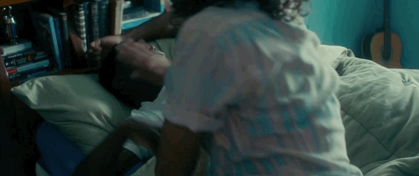 Moi tous les matins au réveil dans la tente.