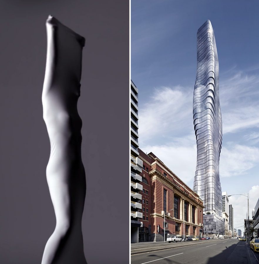 مبنى البريميير تاور بميلبورن، أستراليا. المبنى من تصميم الينبيرج فريزر، الصورة توضيحية وليست من ضمن الصور المستخدمة داخل المشروعات المذكورة