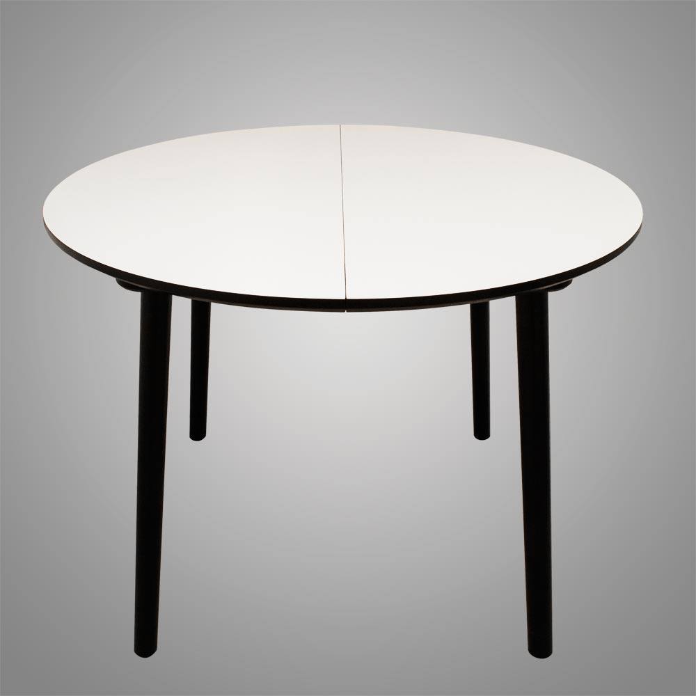 Rundt kjøkkenbord ikea: rundt spisebord med udtr?k her helt hvidt ... Ikea rundt spisebord