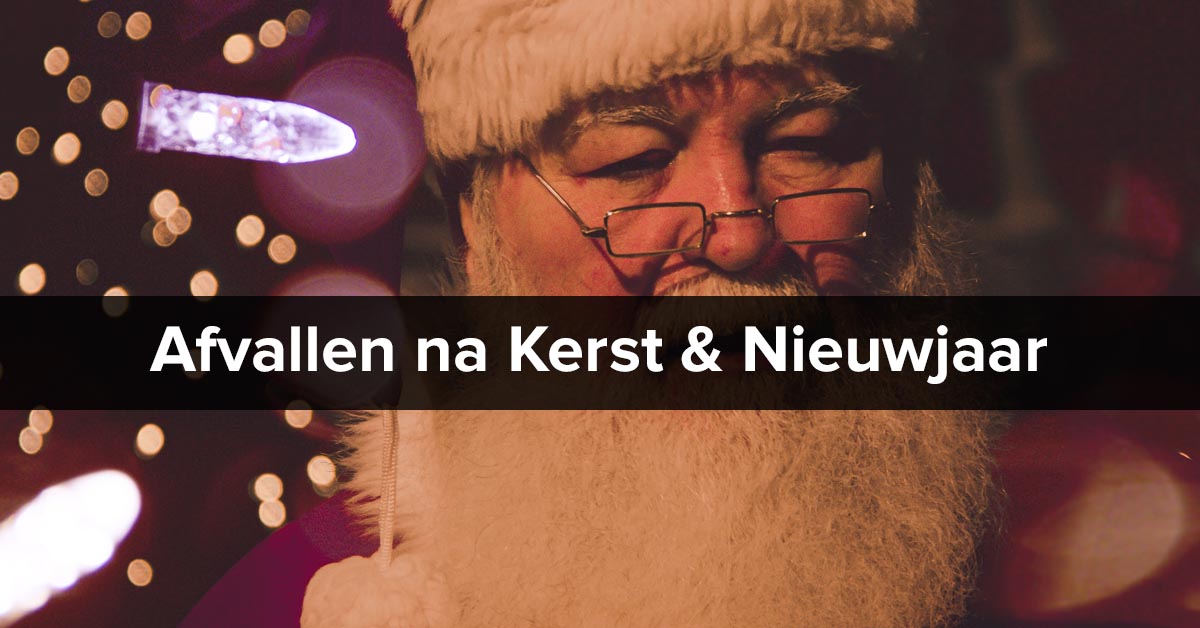 Afvallen na kerst en nieuwjaar
