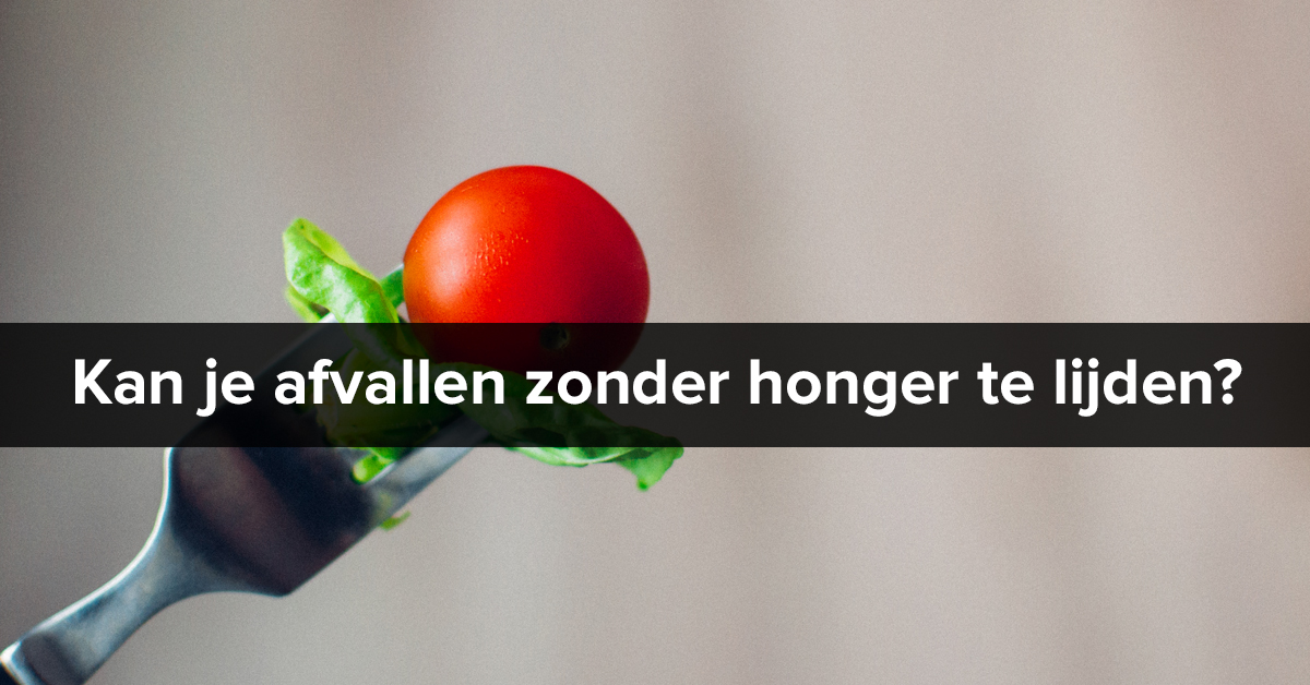 Afvallen zonder honger te lijden