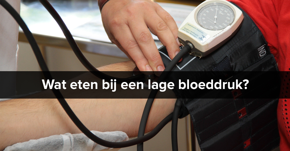 Eten bij een lage bloeddruk
