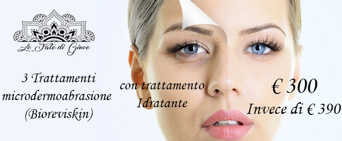 Promo ottobre 2021: Microdermoabrasione Bioreviskin