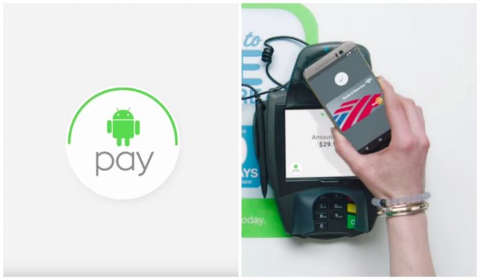 Android Pay İngiltere'de Kullanıma Sunuldu