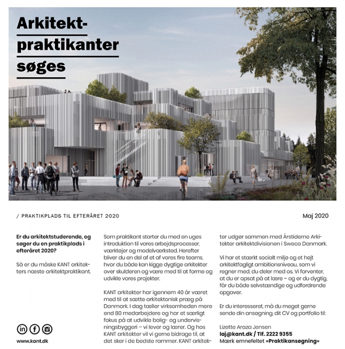 KANT_arkitektpraktikant_efteraar_2020_opslag