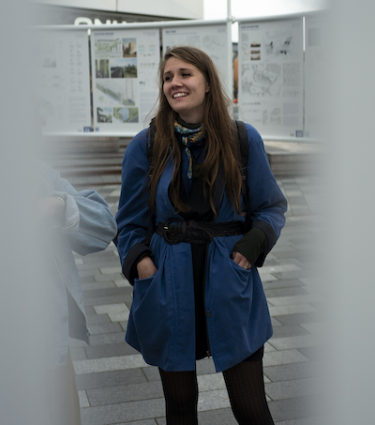 Arkitektstuderende Anne-Sofie i Middelfart