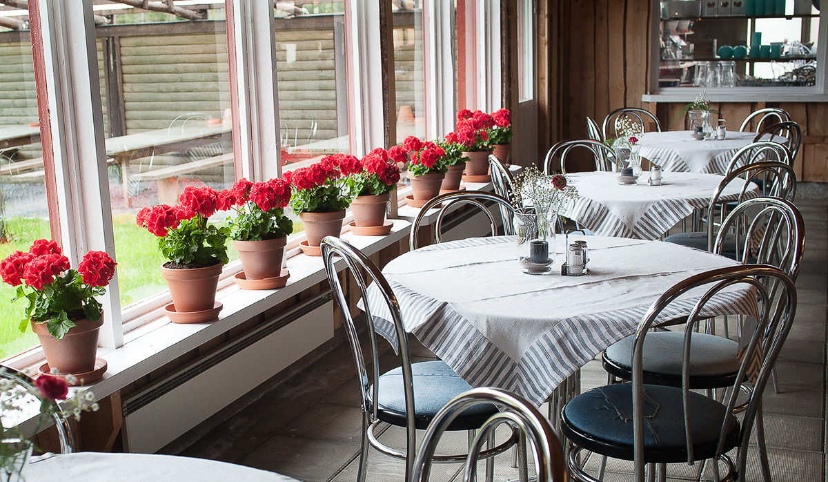 Gårdsbutiken i Höga Kusten restaurant in Nordingra