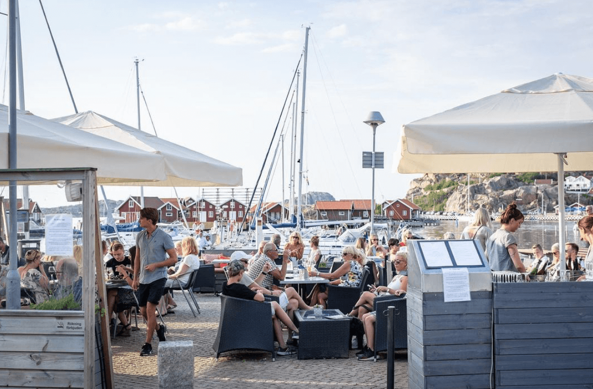 Perssons på Kajen restaurant in Hunnebostrand