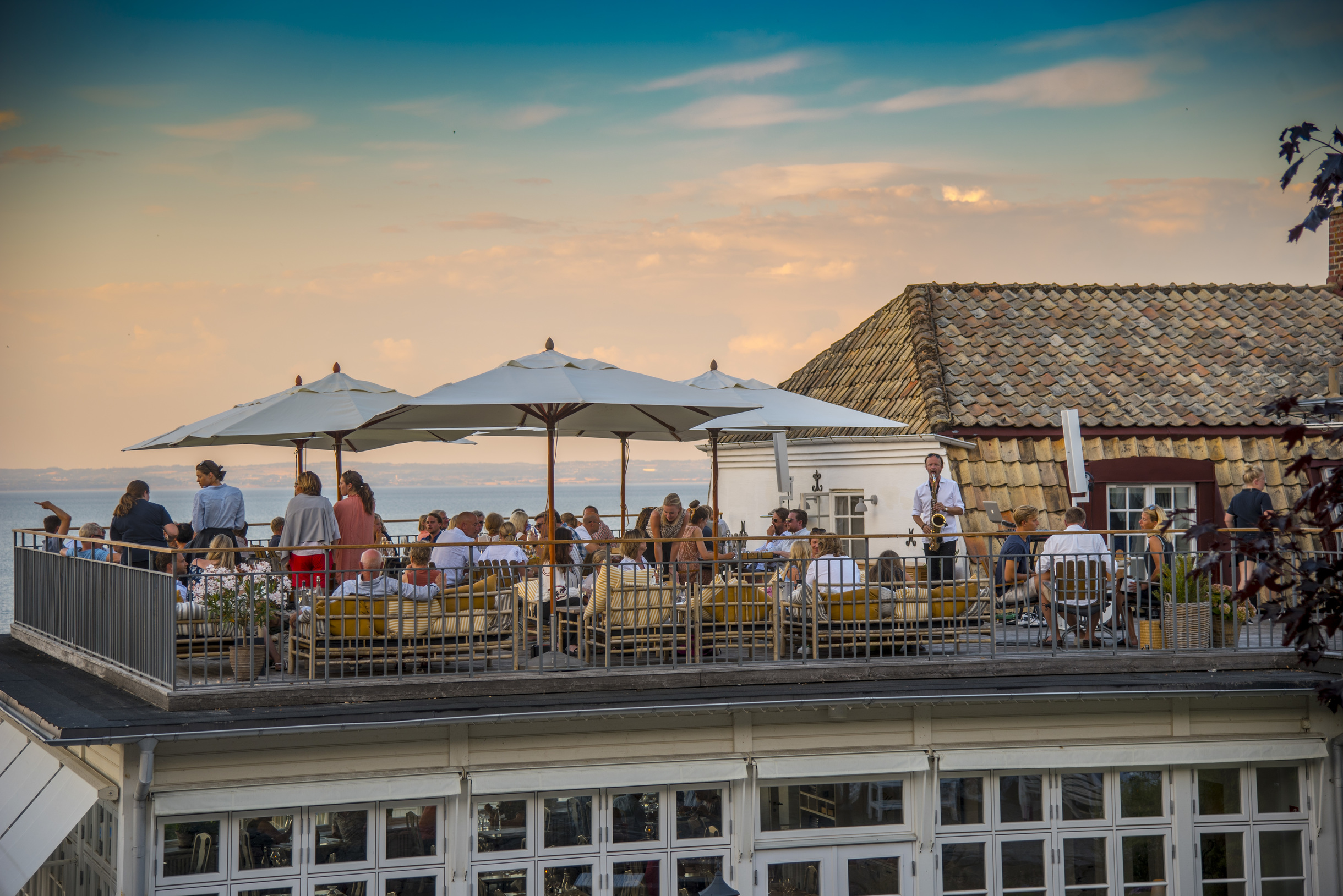 Rusthållargården restaurant in Arild, Sweden