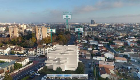Panoramique et incrustation de maquette