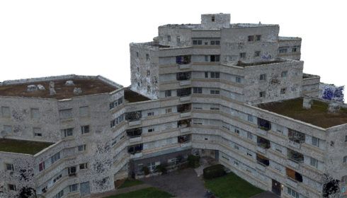 Bim nuage de points - réalisé par drone et lidar