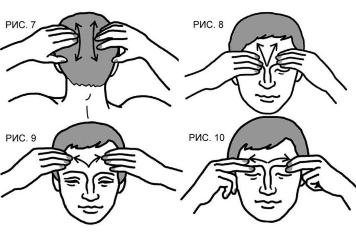 Массаж от головной боли своими руками