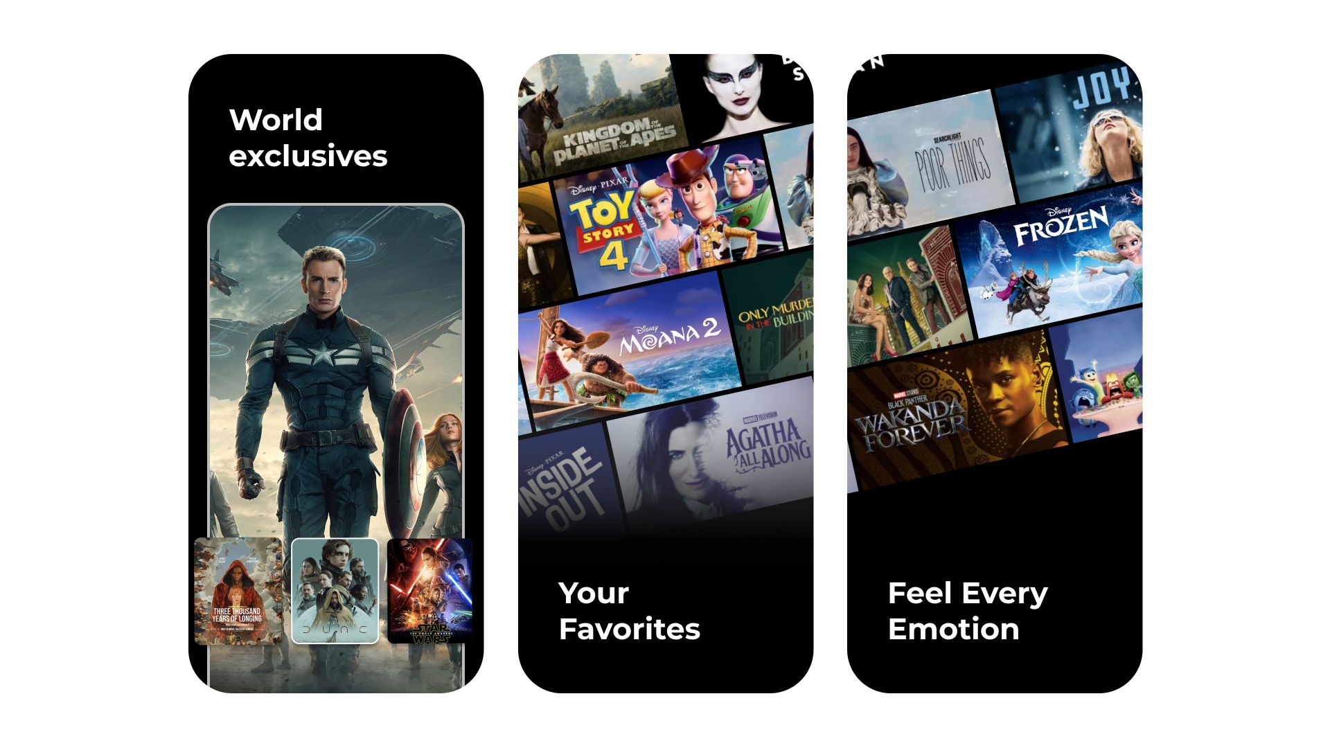 Плашки с контентом при оформлении скриншотов ASO