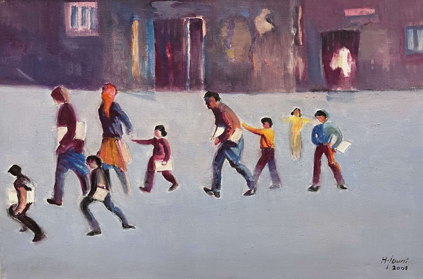 gallery artwork titled: الى المدرسة image alt