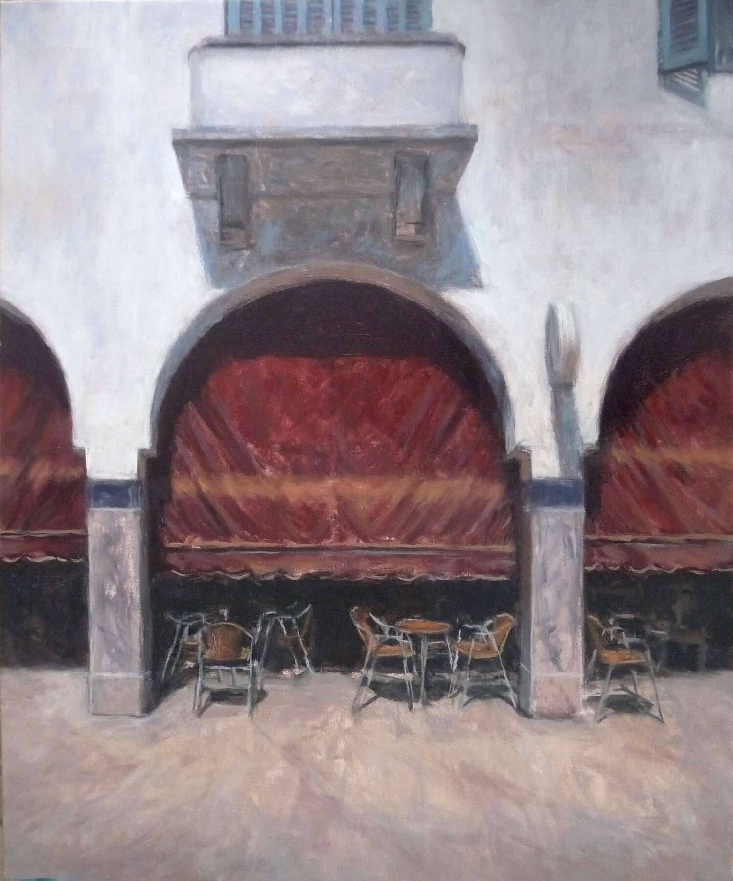 gallery artwork titled: Café des Arcades image alt