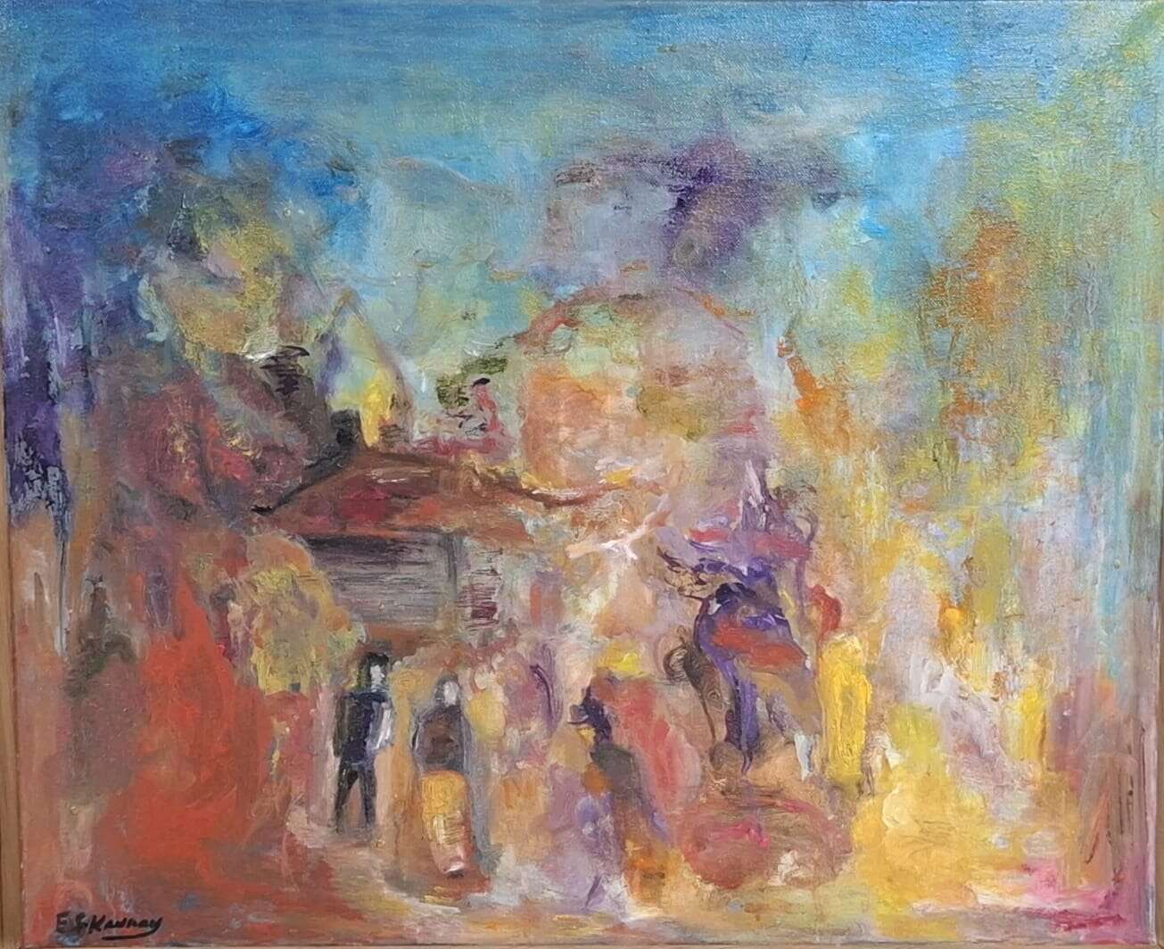 gallery artwork titled: Au Village image alt