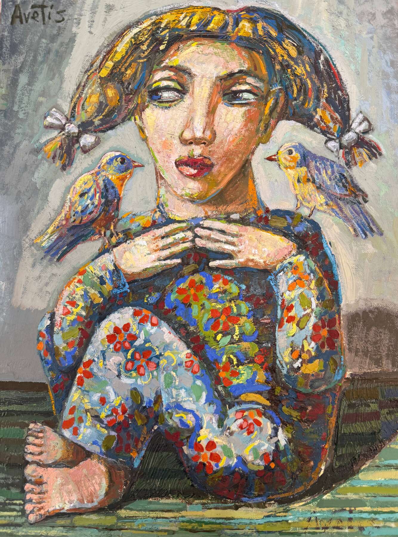 gallery artwork titled: The Song of the Nightingale image alt