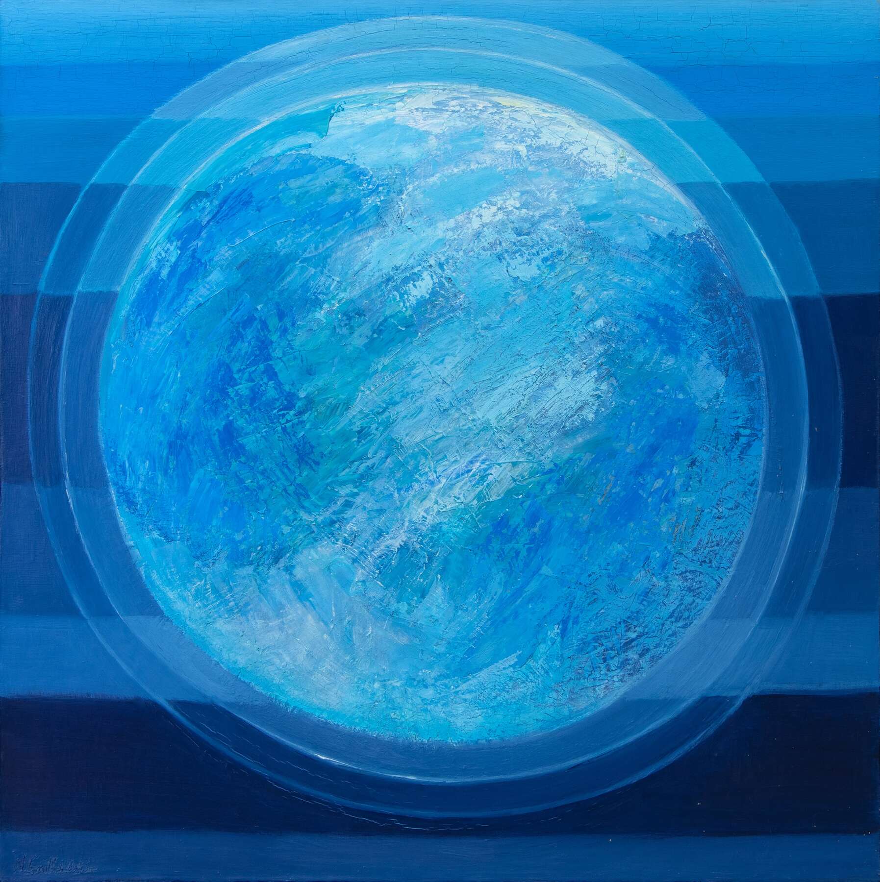 gallery artwork titled: Planète Bleue image alt