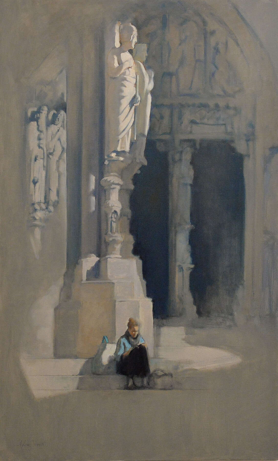 gallery artwork titled: Aux Pieds de Nathan image alt
