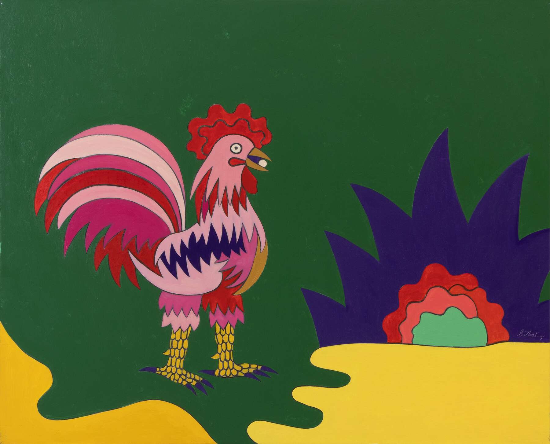 gallery artwork titled: Le Coq et la Perle (Fables Series) image alt