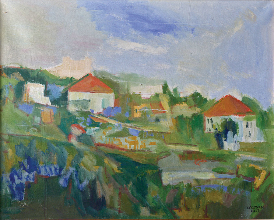 Discover Lebanese Village by Chucrallah Fattouh Artscoops