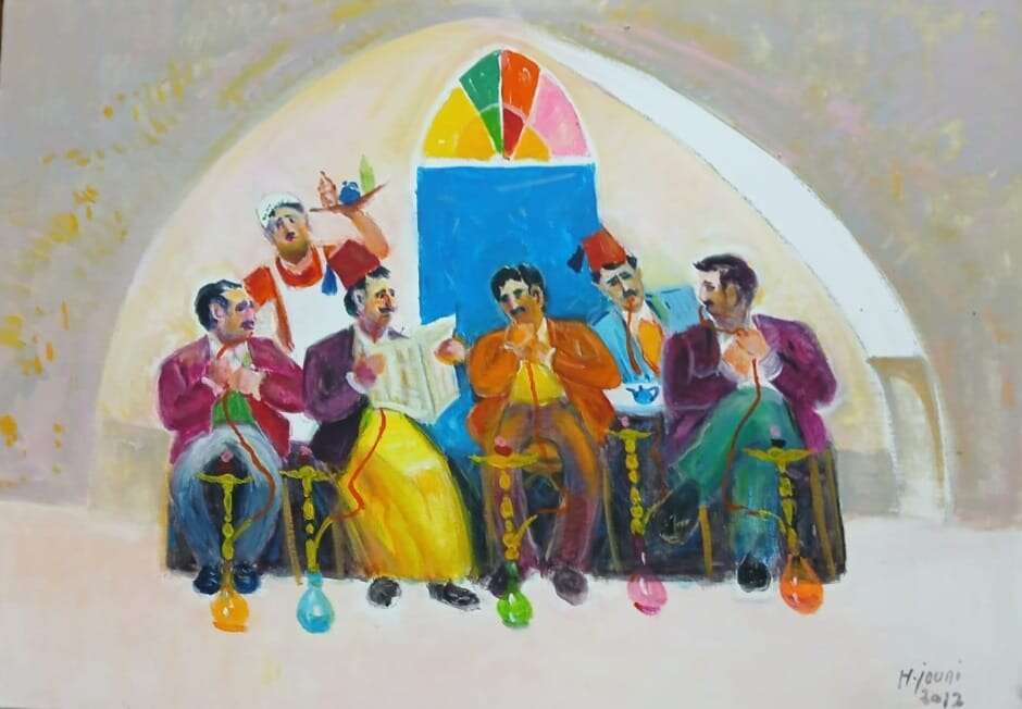 gallery artwork titled: Café image alt