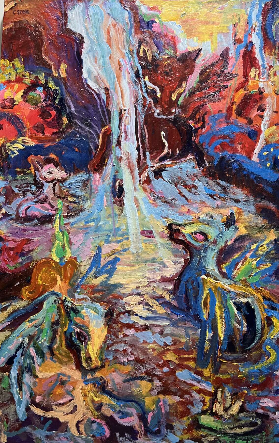 gallery artwork titled: Just Another Afternoon in the River image alt