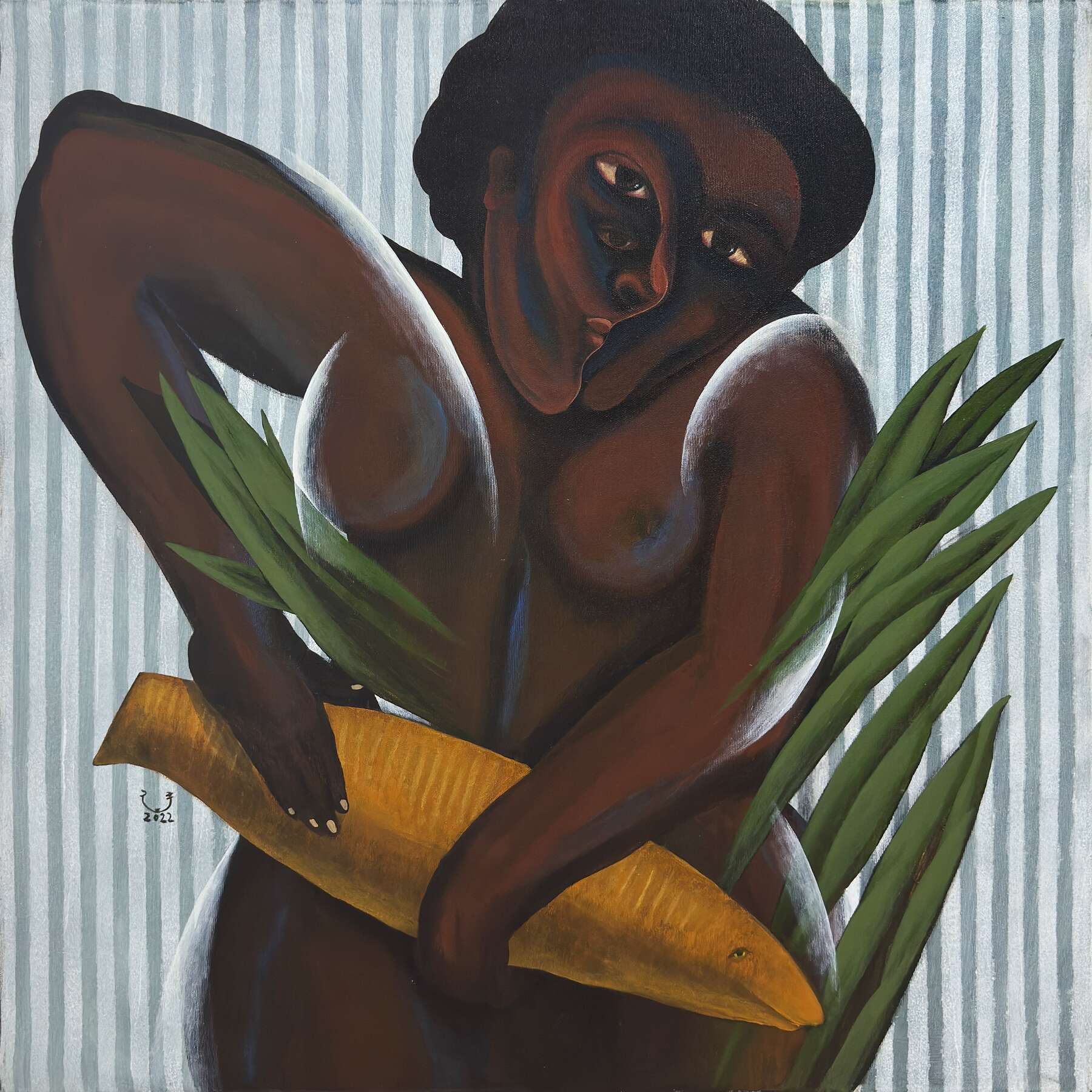 gallery artwork titled: golden fish  image alt