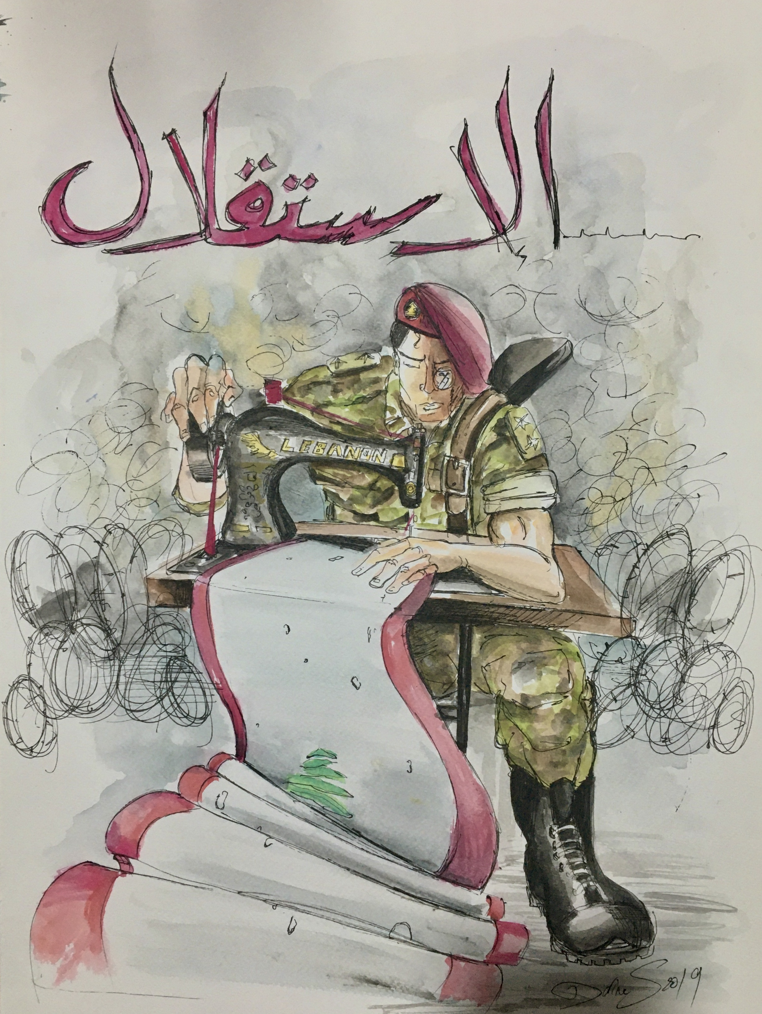 Spotlight on The Lebanese Revolution Artscoops