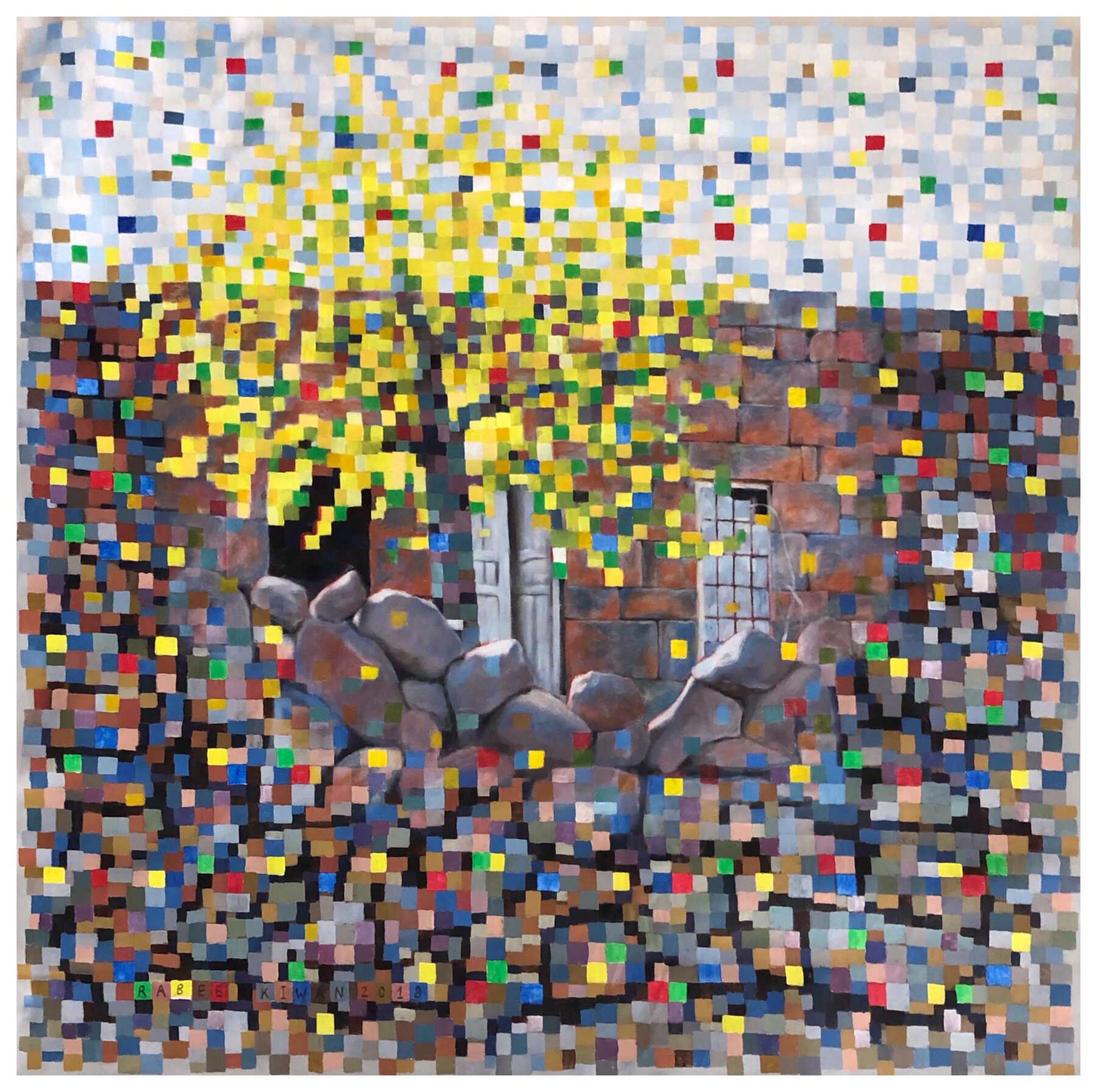 gallery artwork titled: Pixel Tree image alt