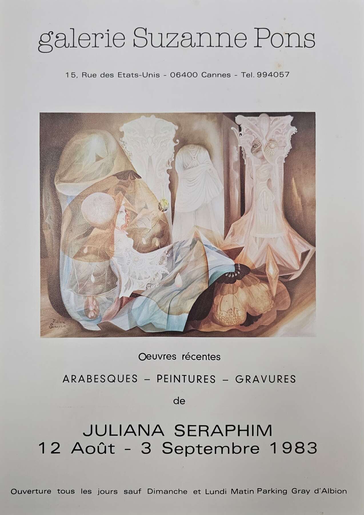 gallery artwork titled: Œuvres récentes
Arabesques - Peintures - Gravures image alt