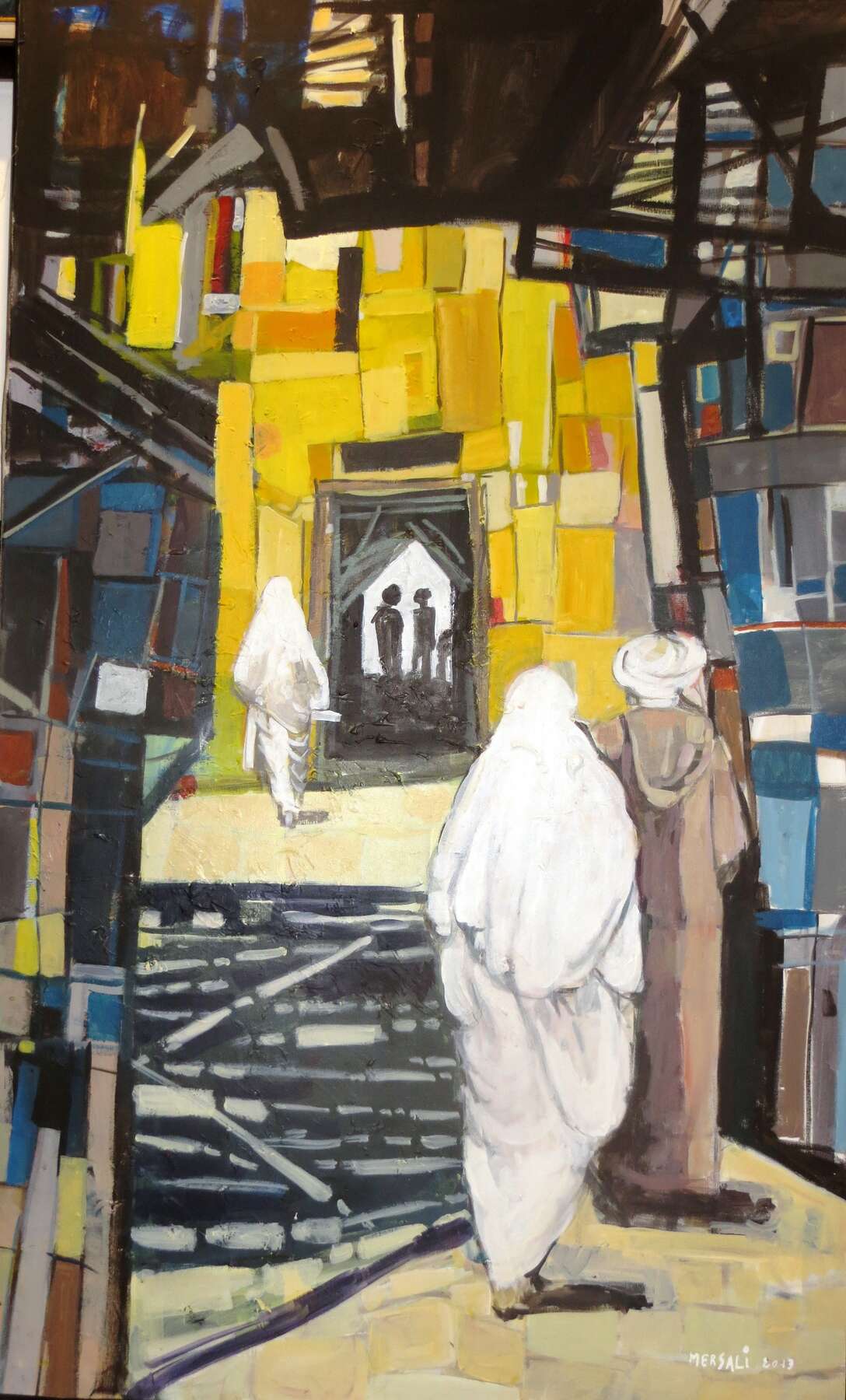 gallery artwork titled: Impasse Jaune à la Casbah image alt