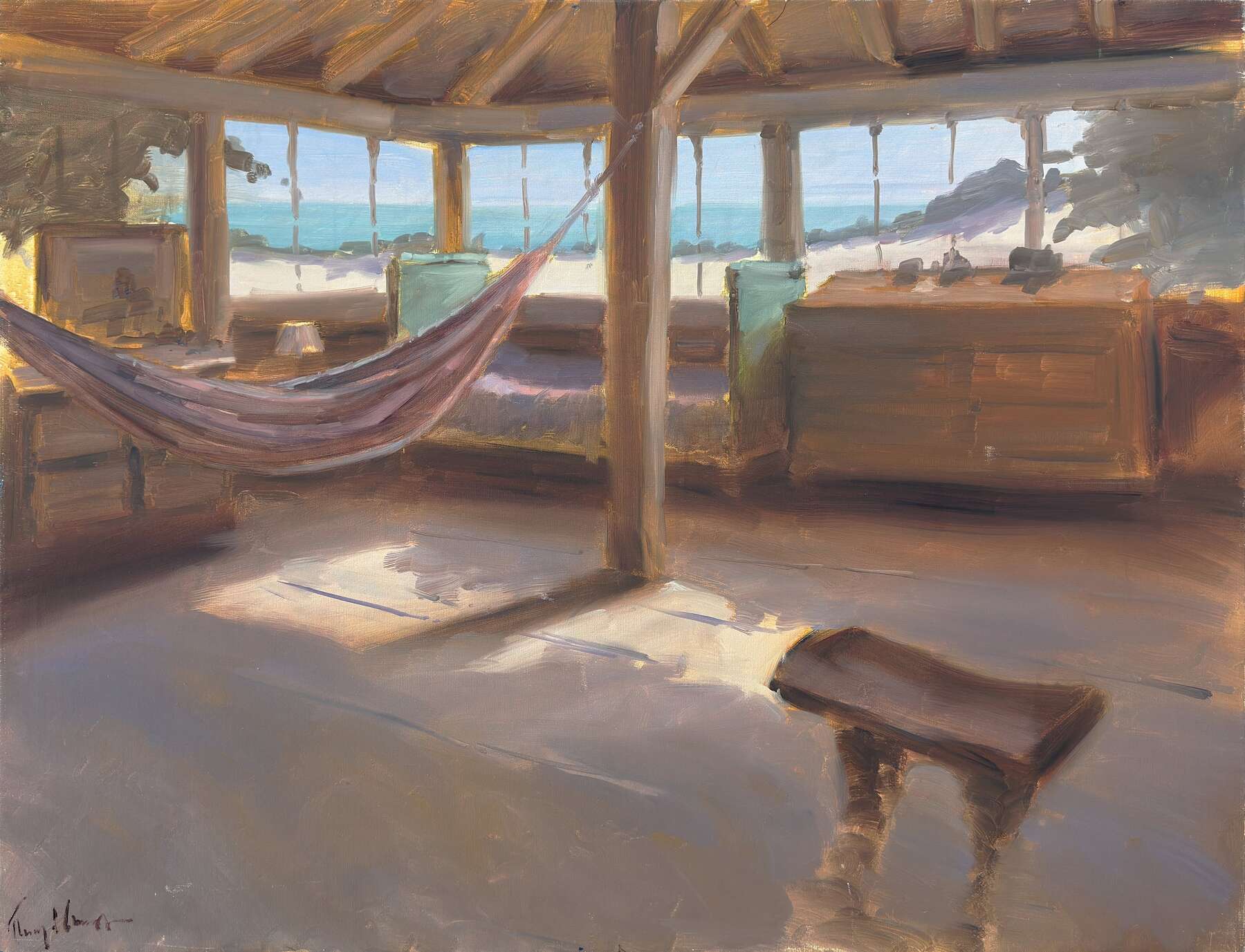gallery artwork titled: Le Lit Turquoise image alt