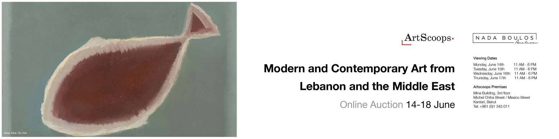 Modern and Contemporary Art from Lebanon and the Middle East - June