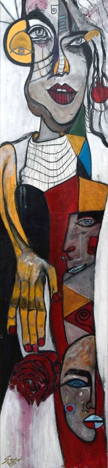 gallery artwork titled: She rose to fame  image alt