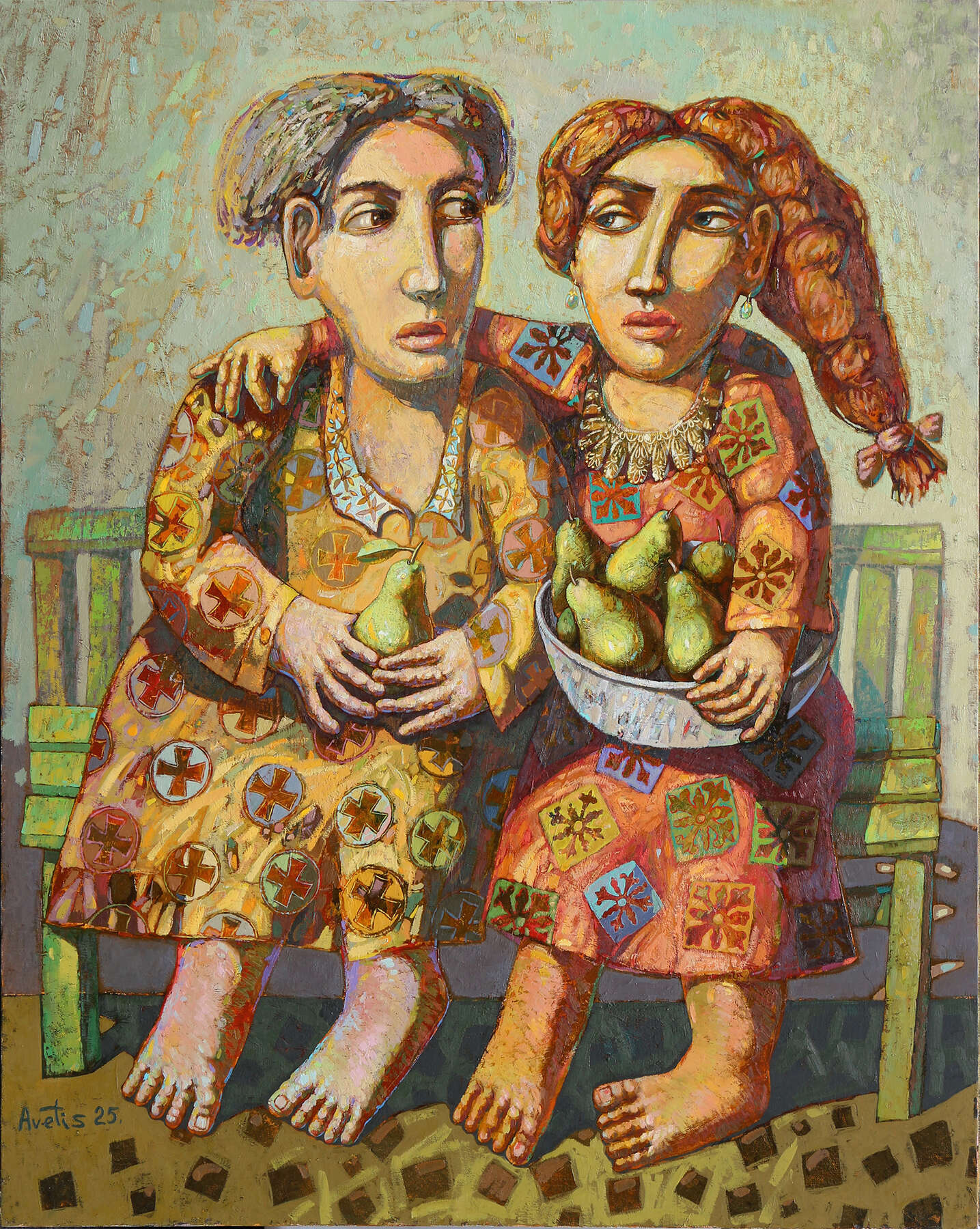 gallery artwork titled:  I Brought Pears for You image alt