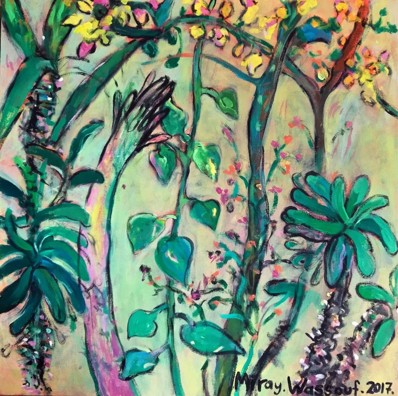 gallery artwork titled: A Scene from the Front Yard image alt