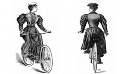 vrouw en de fiets Schotse regen noodzaakt tot Bed & Breakfast
