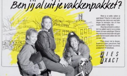 kies exact campagne ministerie ocw 1987 Beleidsadvies meisjes en vrouwen in technische opleidingen en beroepen