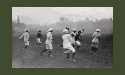 vrouwenvoetbal in portsmouth (engeland) in 1917 Vrouwenvoetbal